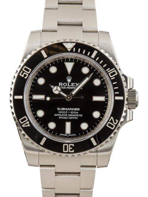 Used Rolex Submariner 114060 No Date Dial