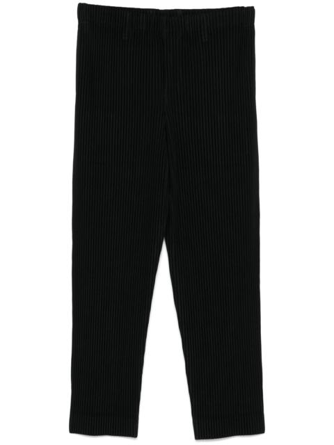 ISSEY MIYAKE plissé-effect trousers