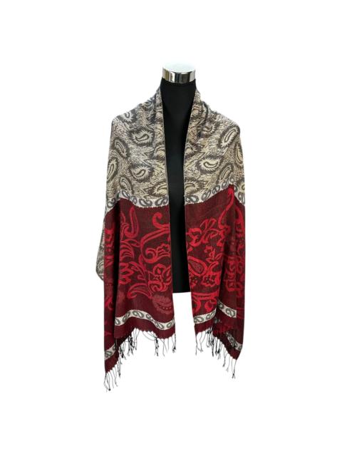 Other Designers Other - AVON Paisley & Floral Pattern Acrylic Scarf #A76-1823