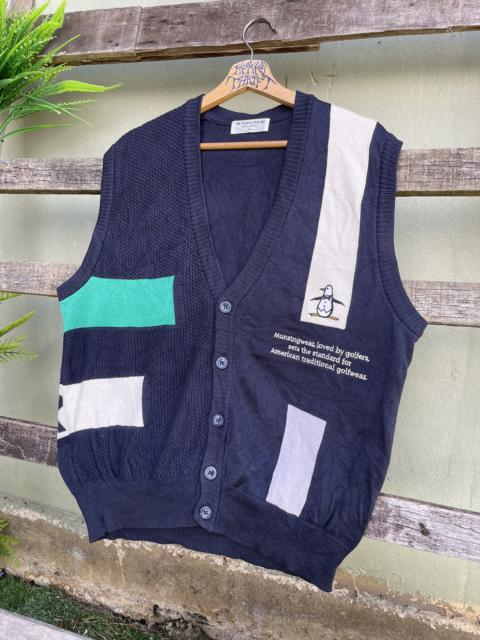 Other Designers Vintage - ⚡️Vintage Grand slam Munsing Wear Big Logo Vest Japan