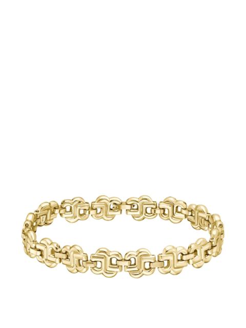 BOSS GOLD-TONE BRACELET WITH DOUBLE B MONOGRAMS