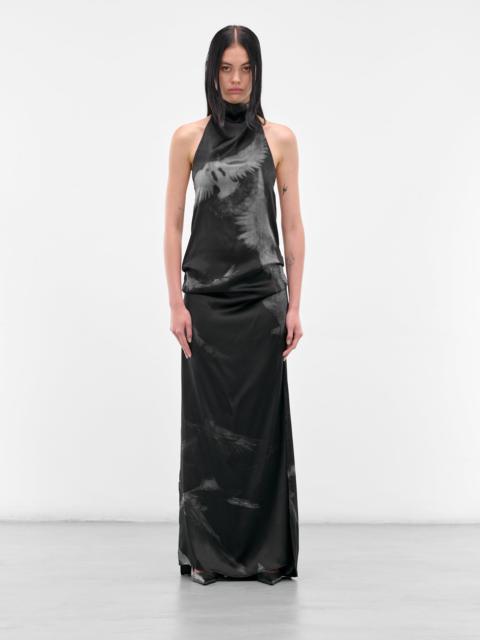 Ann Demeulemeester Rut Highneck Open Back Dress