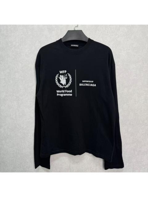 BALENCIAGA Balenciaga X Wfp Print Crewneck Sweatshirt