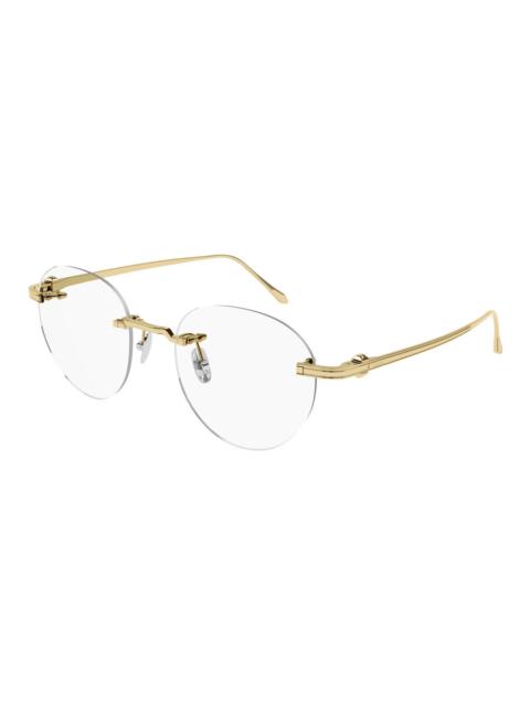 Cartier Cartier Pasha de Cartier Demo Oval Men's Eyeglasses CT0342O 002 52