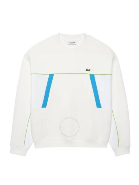 Lacoste Croc-Embroidered Loose-Fit Cotton Sweatshirt