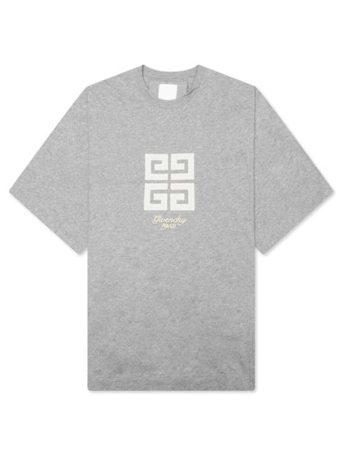 Givenchy 4G T-SHIRT - LIGHT GREY MELANGE