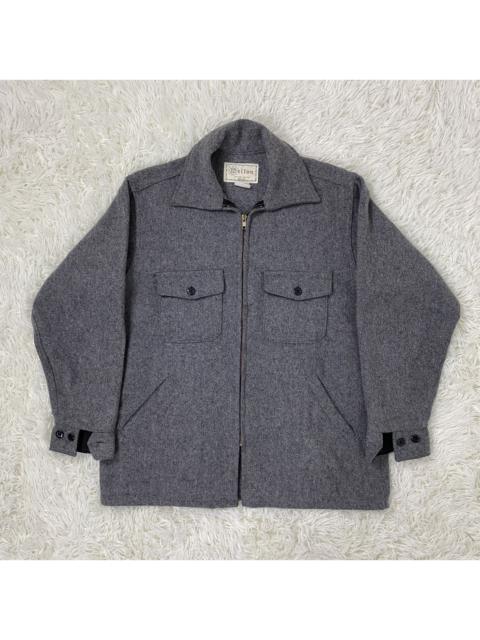 Other Designers Vintage - NICE DESIGN MELTON OUTWEAR WOOL WORKER STYLE JACKET