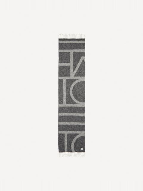 TOTEME Monogram Jacquard Scarf