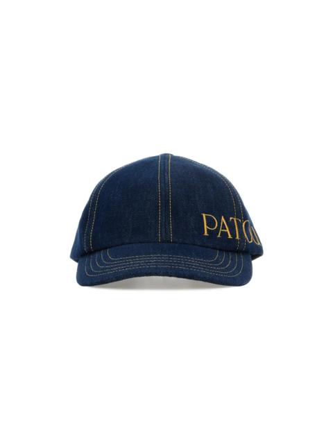 PATOU Blue Denim Baseball Cap