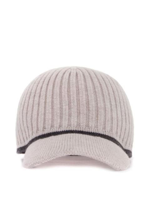 Brunello Cucinelli BASEBALL CAP IN KNIT FABRIC