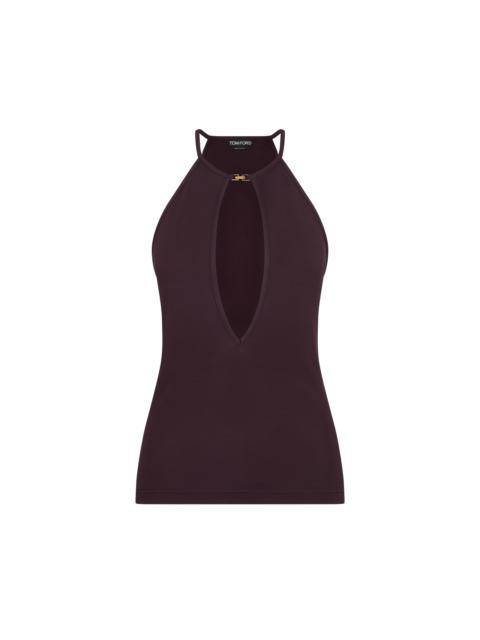 TOM FORD HALTERNECK TOP WITH CUT OUT