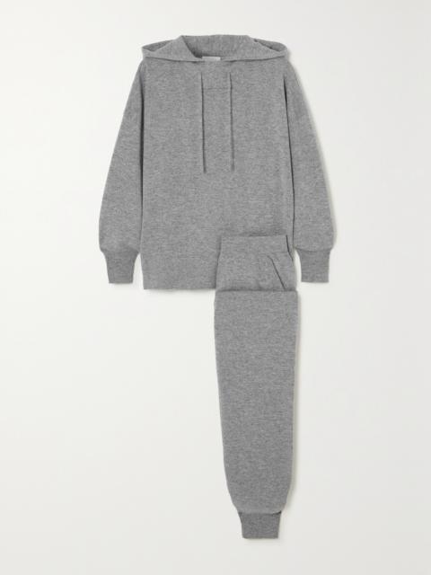 Allude Cashmere Hoodie And Track Pants Set