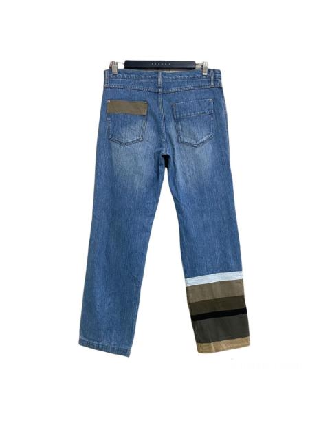 Other Designers Japanese Brand TTU Distressed Denim Jeans Striped