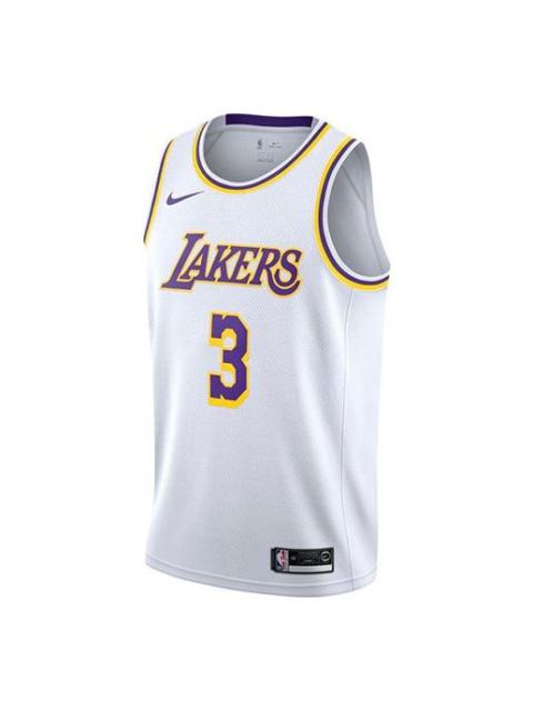 Nike NBA Jersey limited SW Fan Edition Los Angeles Lakers Anthony Davis No. 3 Basketball Jersey/Vest