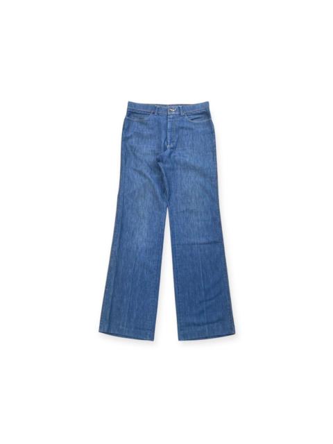 Levi's 80s Levis Action Slacks Blue Denim Pant 32 Flared Wide