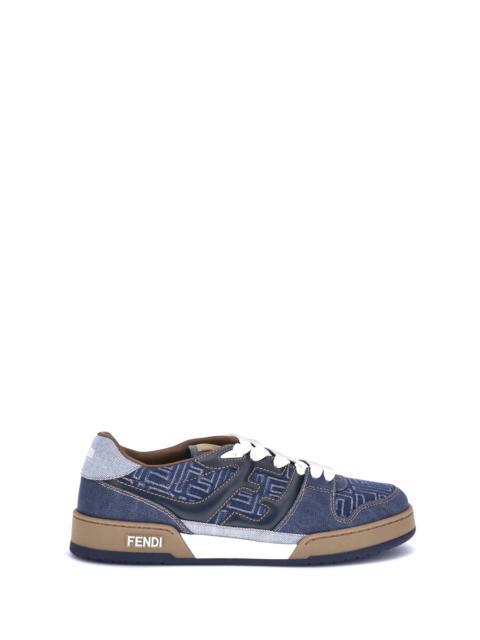 FENDI Fendi Men Ff Denim Sneakers