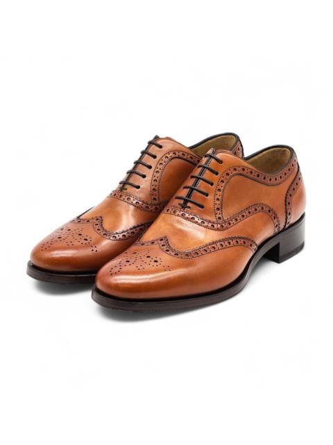 Christian Louboutin Brogue Leather Oxford Shoes Brown EU 39 US 6 - NWB $1295