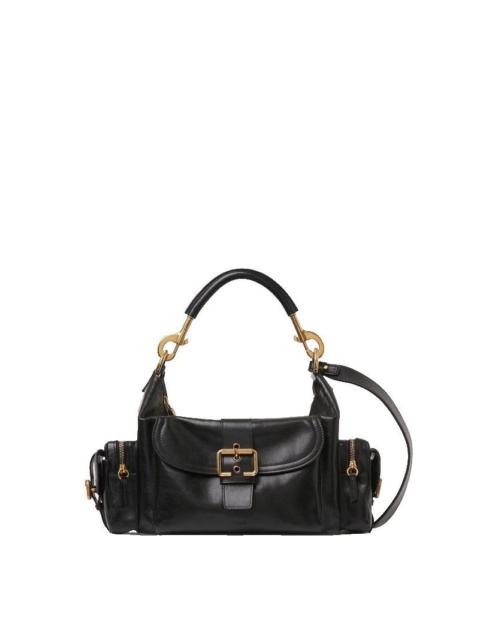 Chloé Chloe Carry Shiny Black Leather Shoulder Bag New & Authentic