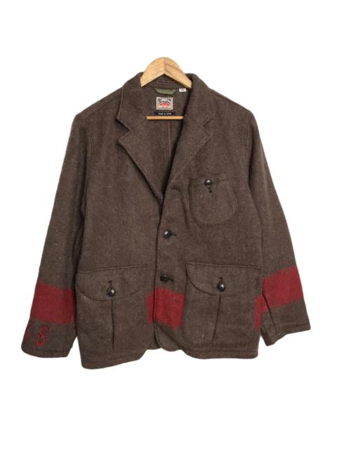 Japanese Brand - houston japan V58 union made wool jacket made in japan