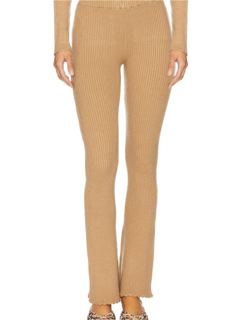 Frankies Bikinis X Bella Hadid Texas Ribbed Knit Pant