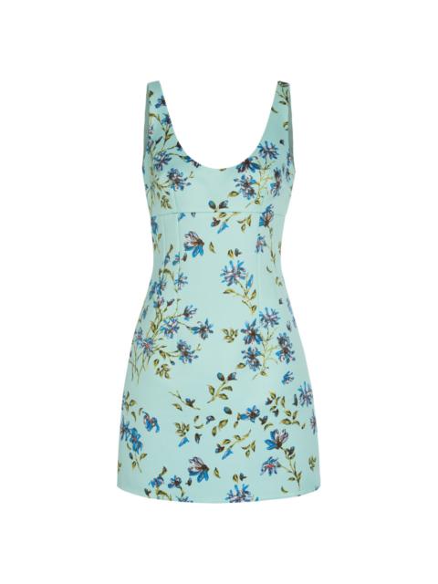 oscar de la renta crystal grid cocktail dress Oscar de la Renta Dresses
