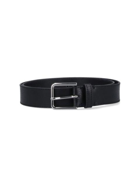The Frankie Shop HAMMERED LEATHER BELT