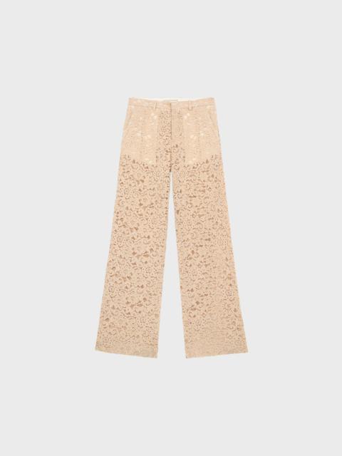 Blumarine RÉBRODÉ LACE PANTS