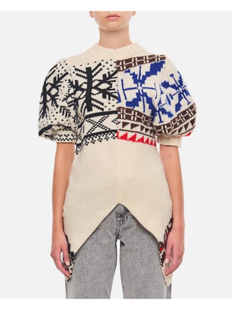 sacai Sacai Women Long Pattern Knitwear