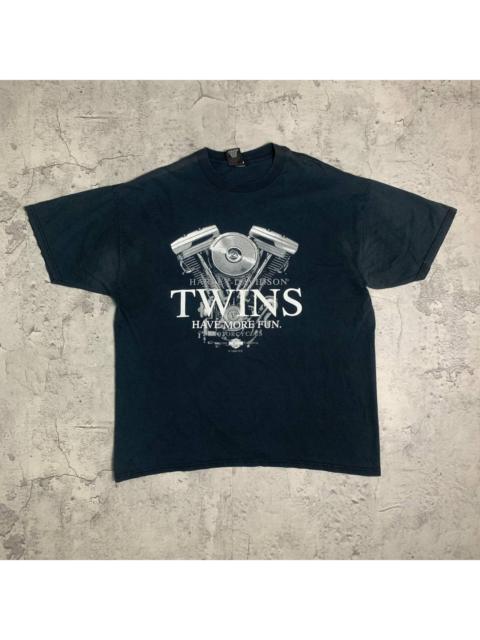 Other Designers Vintage Harley Davidson Twins 2000 Laughin Spring Run