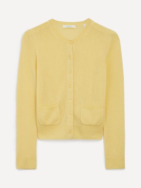 DÔEN Freya Lemon Chiffon Cashmere Cardigan