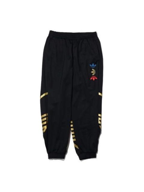 adidas adidas originals Metallic Track Pants 'Black/Platinum Metallic' FS7325
