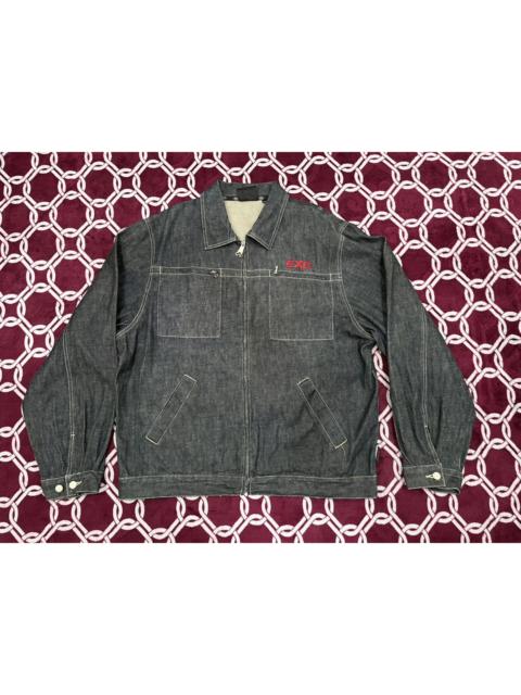 Other Designers Cross Colours Tiger Embroidered Denim Jacket