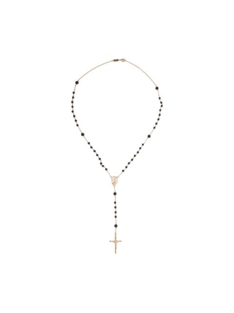 Dolce & Gabbana Dolce&Gabbana Men Rosary-Style Necklace With Cross