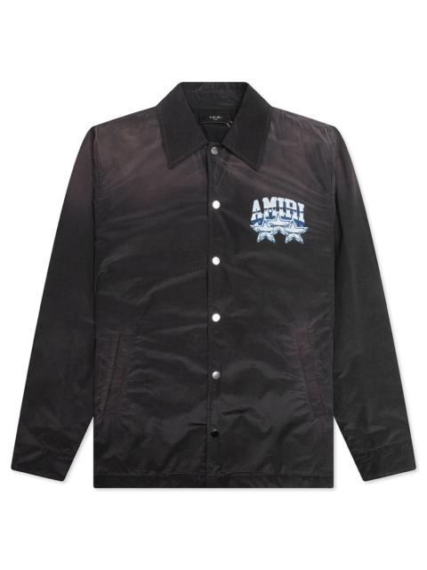 AMIRI CHAMPIONSHIP COACH JACKET - BLACK