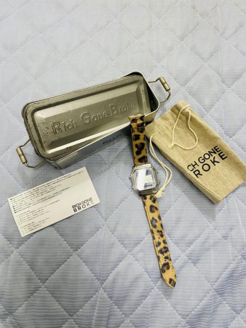 Other Designers Archival Clothing - RICH GONE BROKE QUARTZ HYPE WATCH