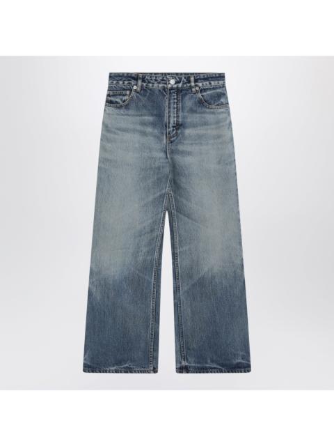 Alaïa Alaia Flared Ankle-Length Denim Jeans In Light Sand Wash Women