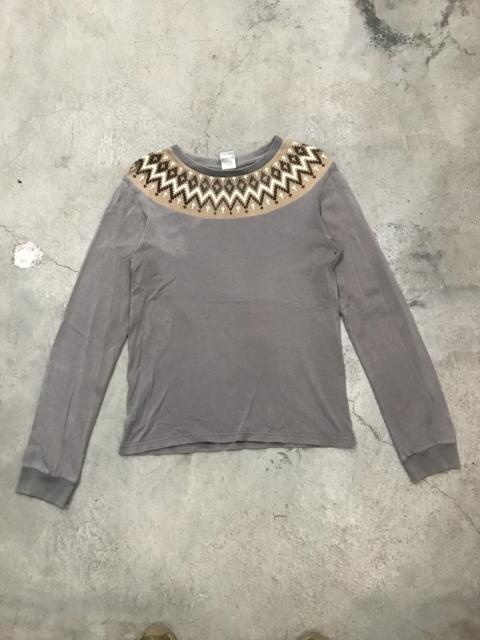 DISTRESSED NUMBER (N)INE LONG SLEEVE TEE