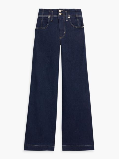 FRAME The Seamed high-rise wide-leg jeans