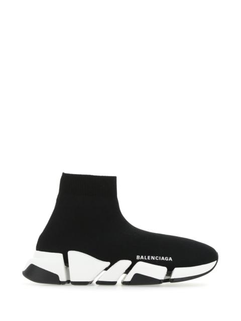 BALENCIAGA Black stretch fabric Speed 2.0 sneakers