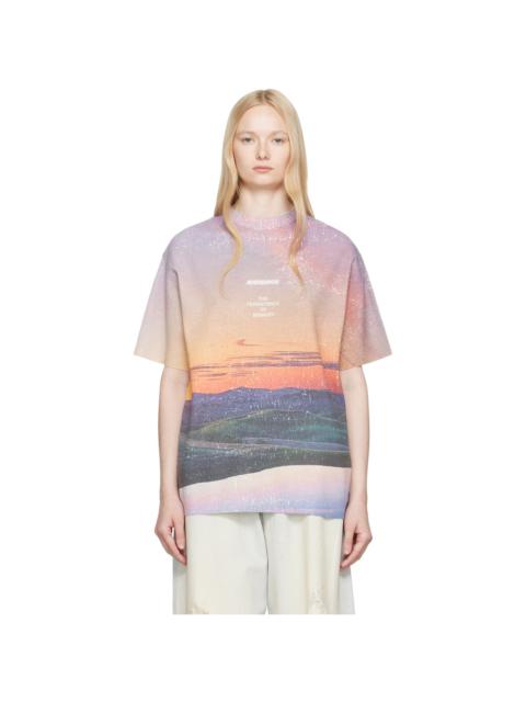 ADER error Multicolor Half Sleeve Knit Product. 60 T-shirt
