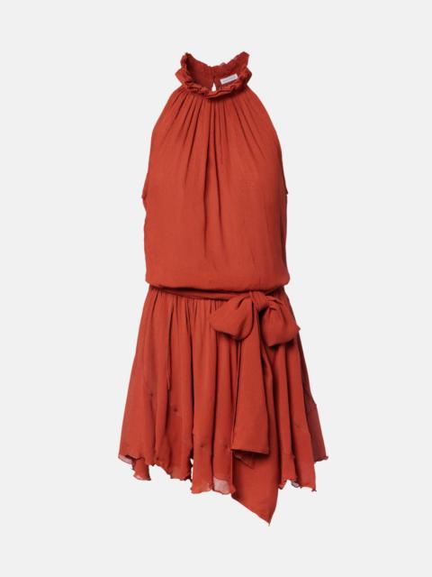 Poupette St Barth Bianca gathered minidress