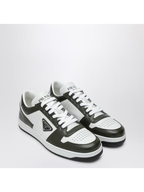 Prada Prada White/Black Leather Trainer Downtown Men