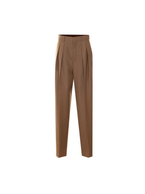 SAINT LAURENT Saint Laurent Women Wool And Mohair Wide Pants