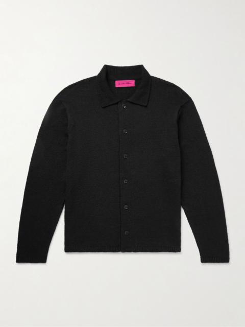 The Elder Statesman Nora Lite Cotton Cardigan Black