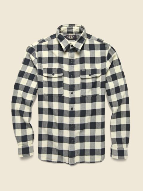 RRL by Ralph Lauren Matlock Workshirt - Black/Cream