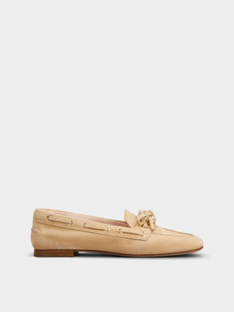Roger Vivier Très Vivier Boat Loafers in suede