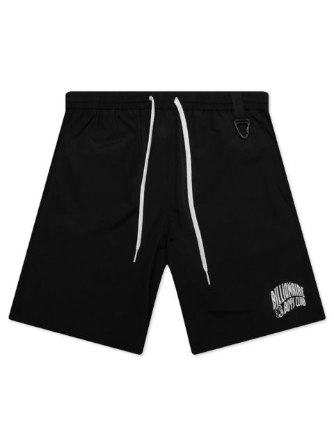 BILLIONAIRE BOYS CLUB CURVE SHORTS - BLACK