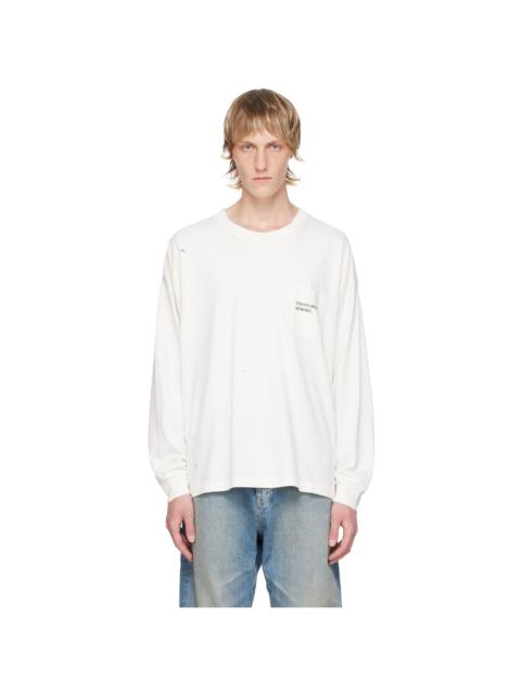 Off-White Pocket Long Sleeve T-Shirt