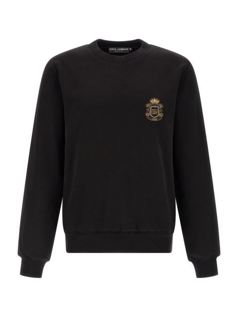 Dolce & Gabbana Heraldic Patch Sweatshirt