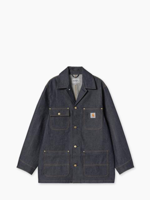 Carhartt CARHARTT WIP ADEN CHORE COAT BRADENTON DENIM BLUE RIGID